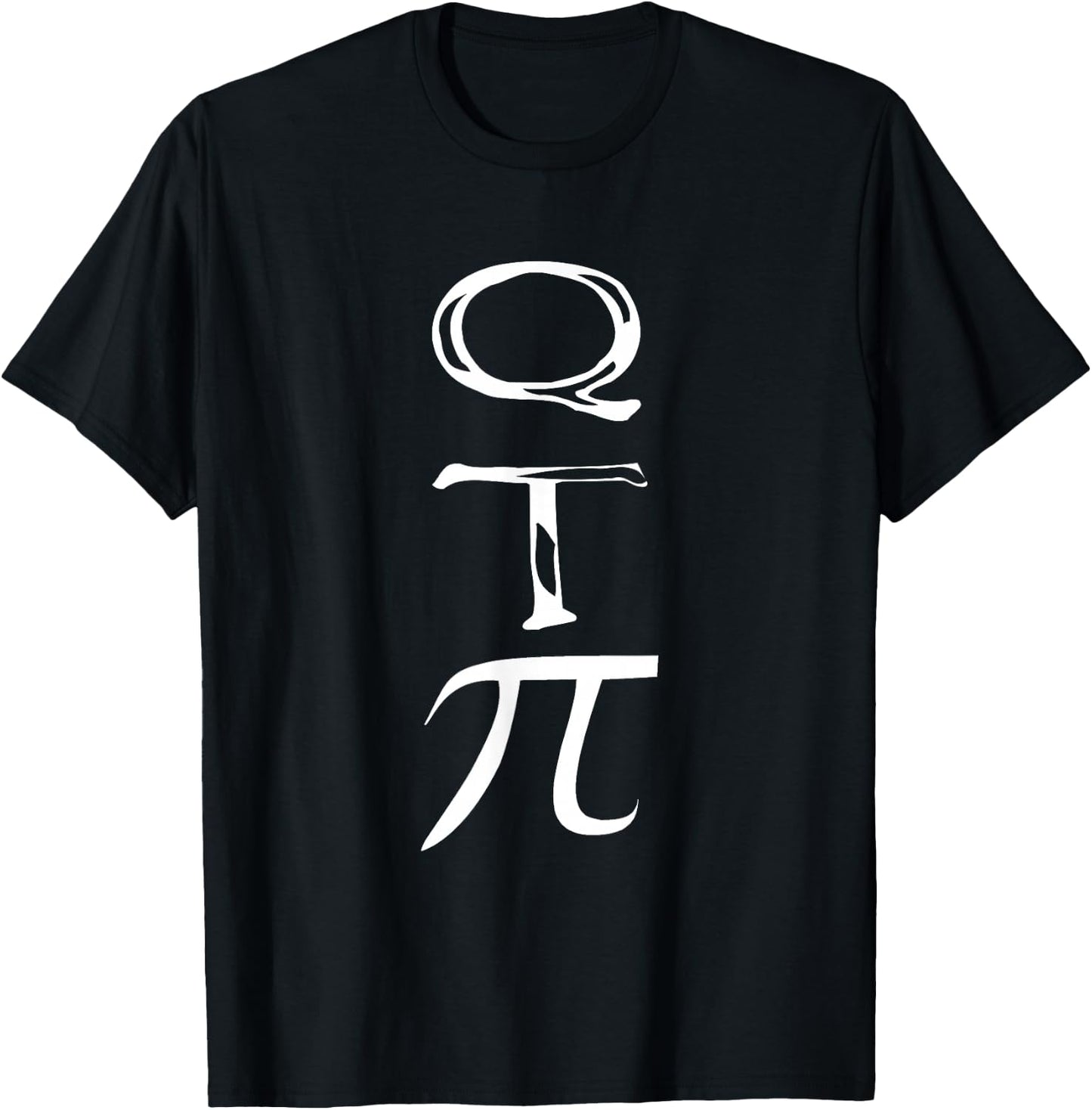 Pi Day 3.14 Cutie PI Q T Pi Funny Pie Math Geek T-Shirt - T-Shirt | Black