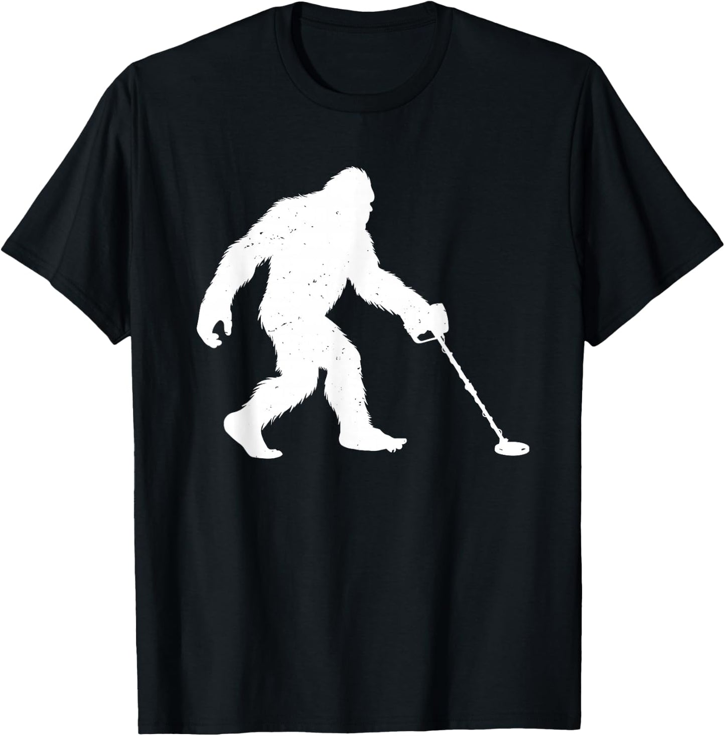 Funny Metal Detecting Art Women Metal Detectorist T-Shirt - T-Shirt | Black
