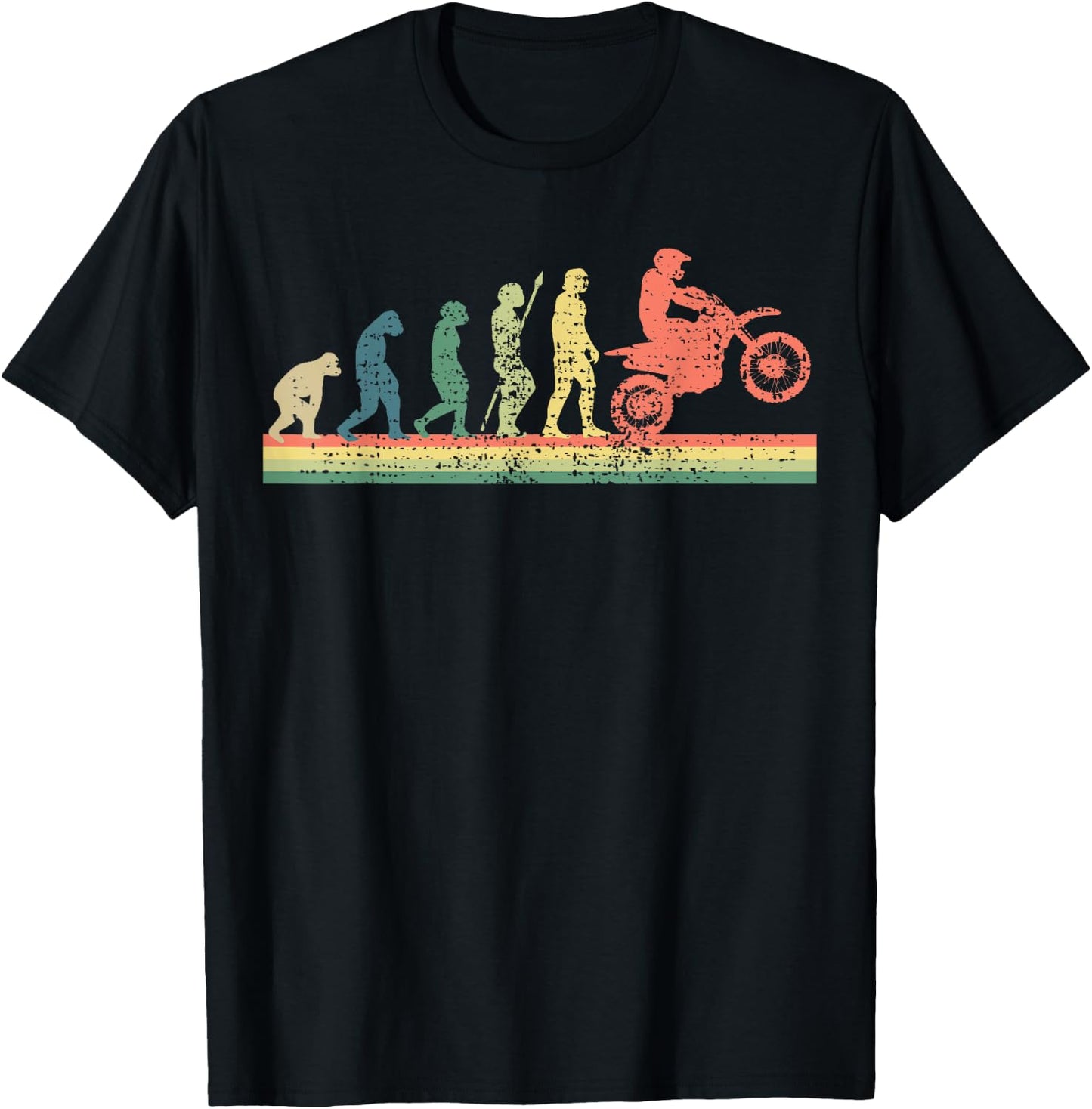 Motocross Motorcross Dirt Bike Gift T-Shirt - T-Shirt | Black