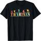 13th Birthday Skateboarder Thirteen 13 Bday Boys Kid Youth T-Shirt - T-Shirt | Black