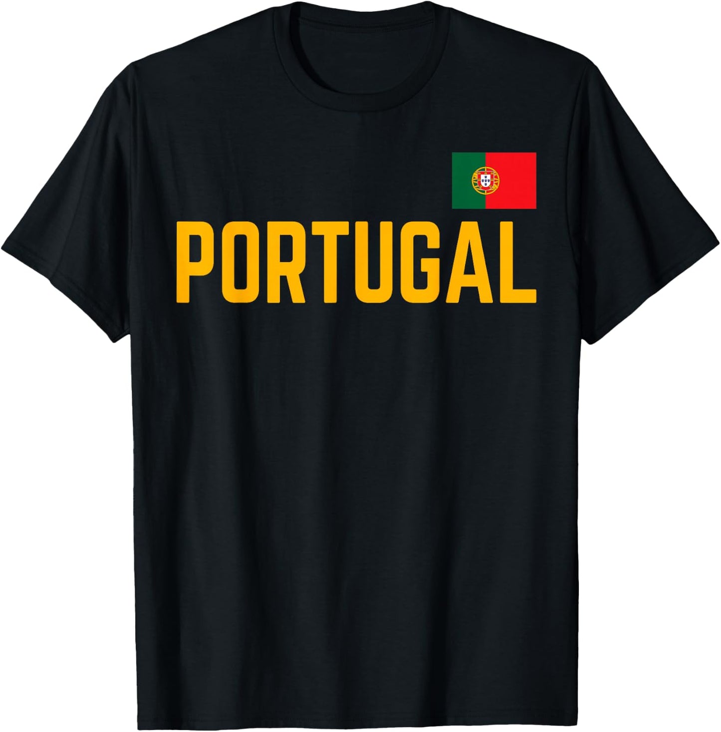 Portugal Flag Portuguese Pride Portuguese Roots Portugal T-Shirt - T-Shirt | Black