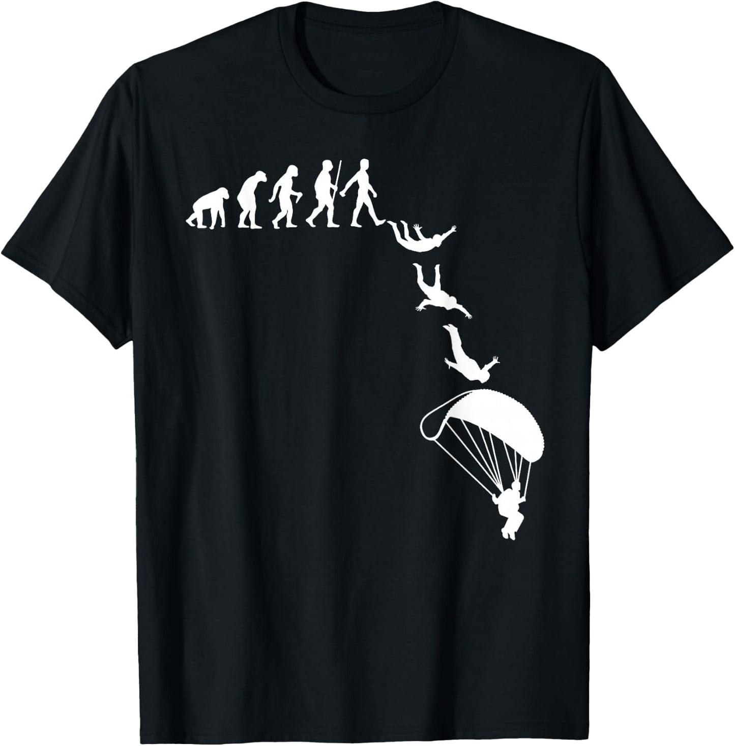 Cool Skydive Design Women Skydiver Skydiving Lovers T-Shirt - T-Shirt | Black