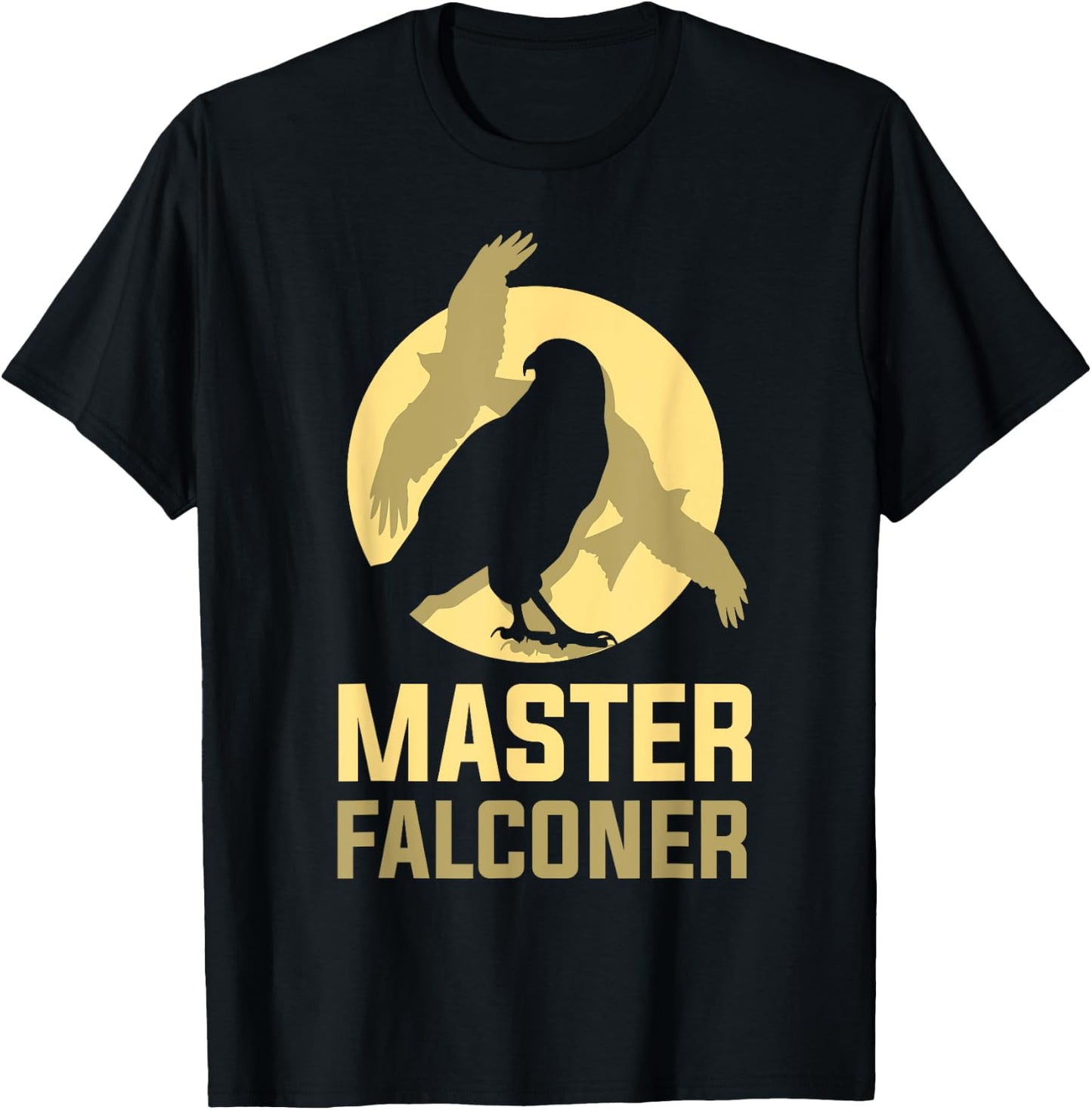 Master Falconer - Falconry T-Shirt - T-Shirt | Black
