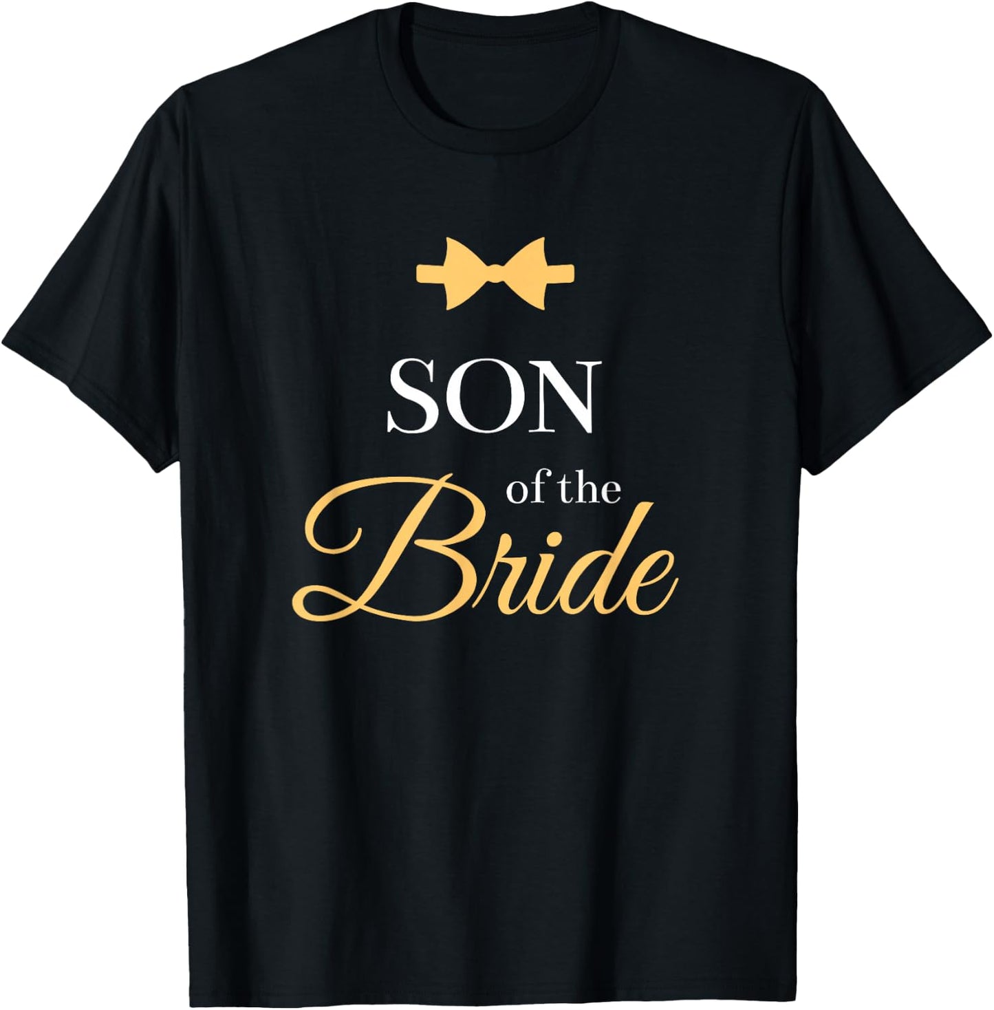 SON OF THE BRIDE | BRIDE'S SON | Wedding Party T-Shirt - T-Shirt | Black
