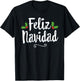 Vintage Feliz Navidad Retro Mexican Christmas Spanish Xmas T-Shirt - T-Shirt | Black