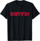 HBTFD! Football T-Shirt - T-Shirt | Black
