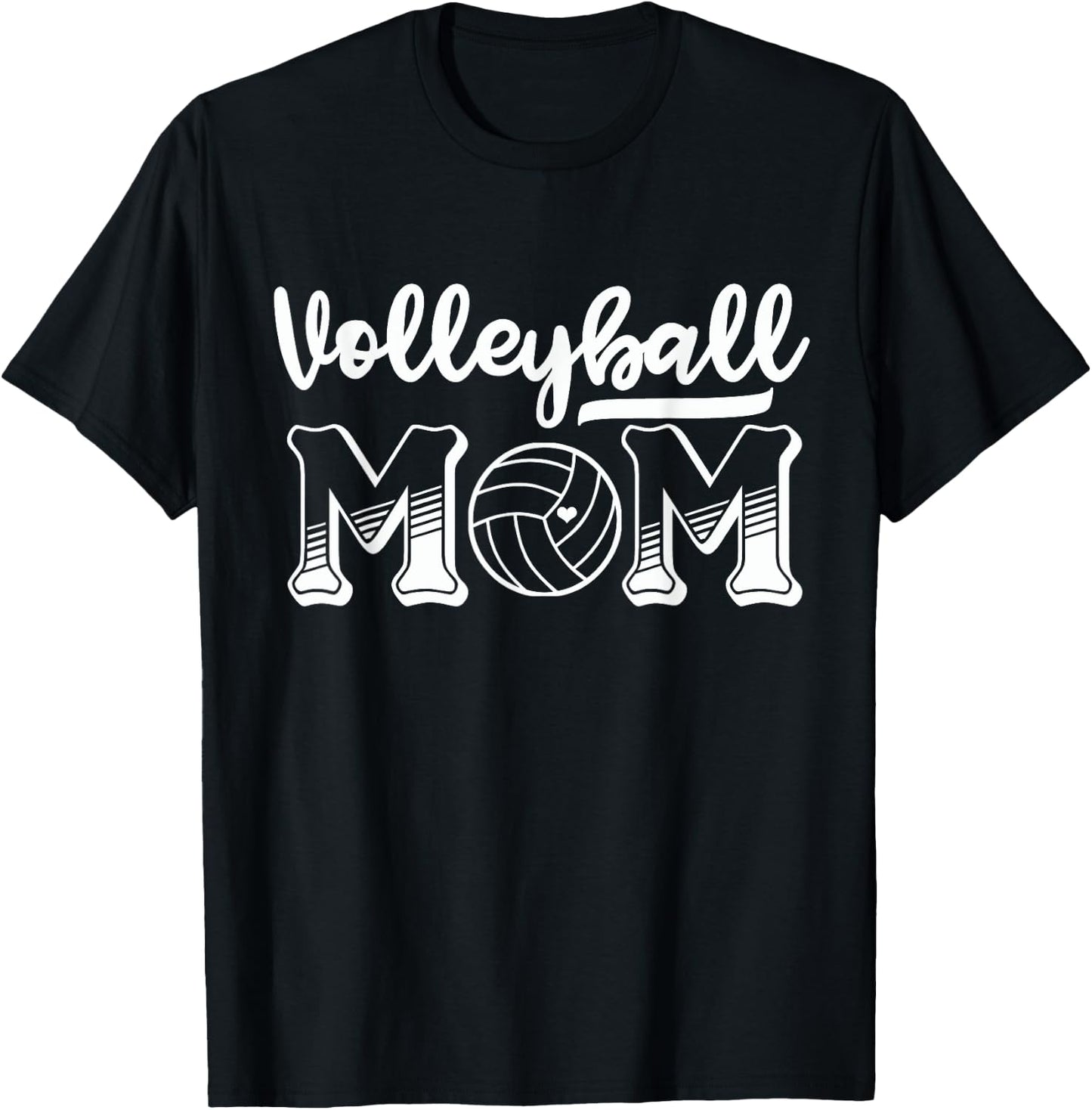 Volleyball Mom Shirt Volleyball T-Shirt - T-Shirt | Black