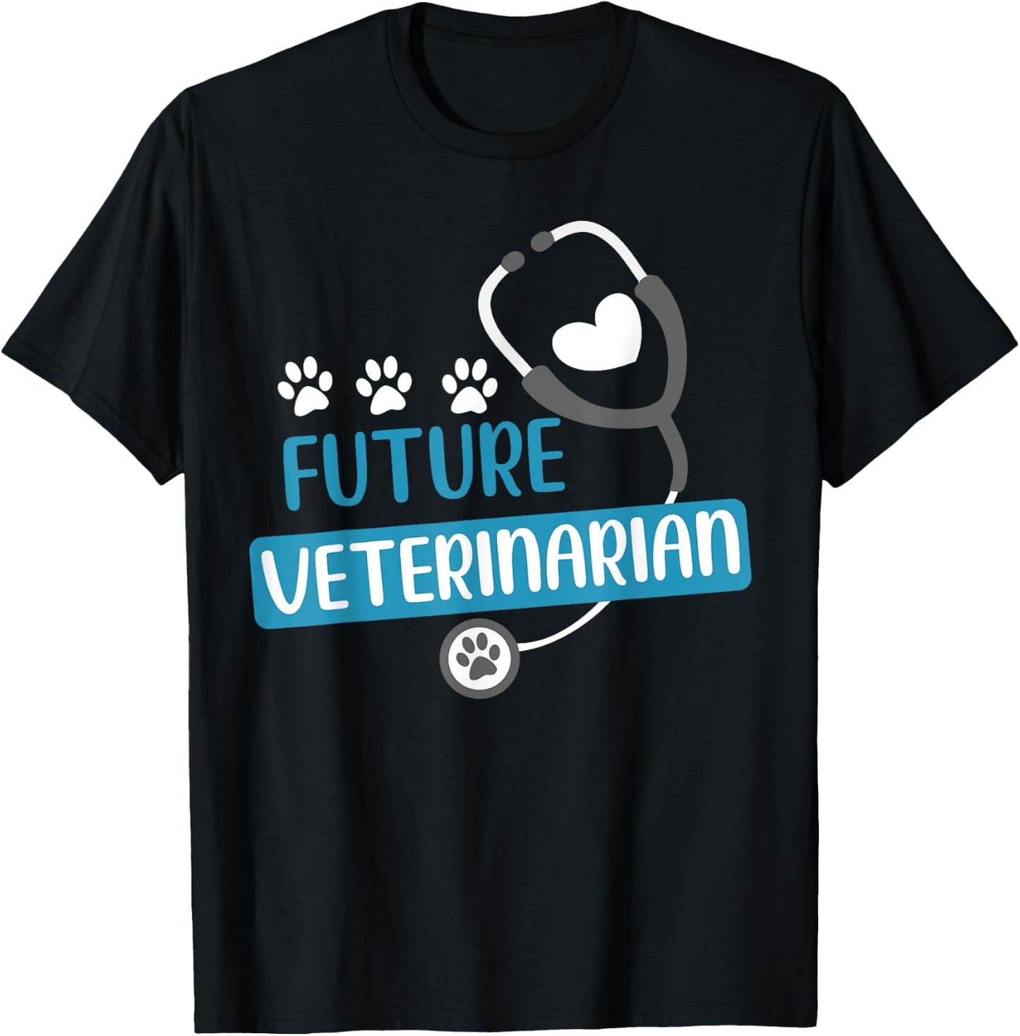 Future Veterinarian Gift Vet Costume Kit Men Women Kids Vet T-Shirt - T-Shirt | Black