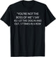 You're Not The Boss Of Me Funny Dog Owner Saying Quote T-Shirt - T-Shirt | Black