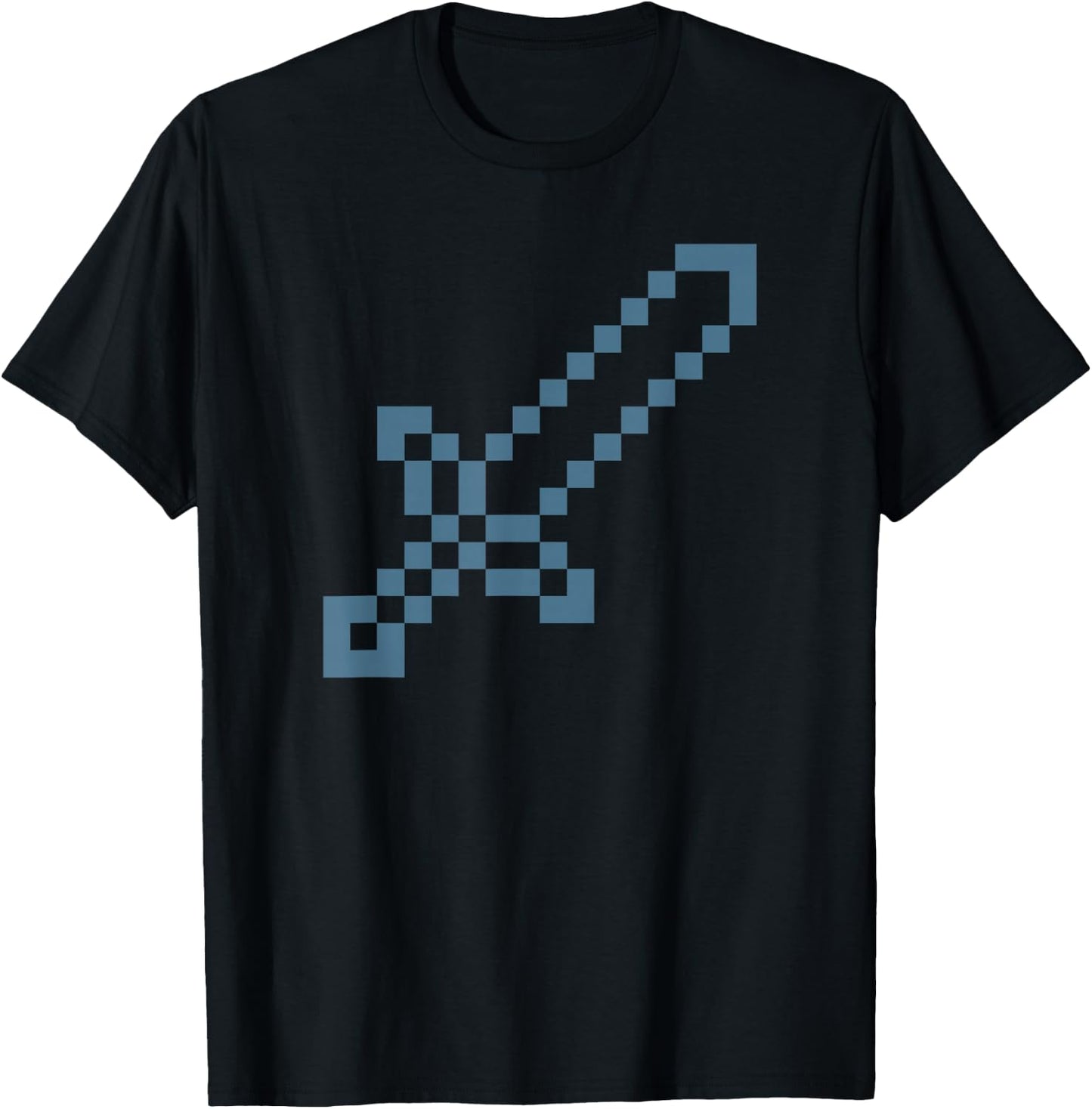 Minecraft Big Sword Icon T-Shirt - T-Shirt | Black