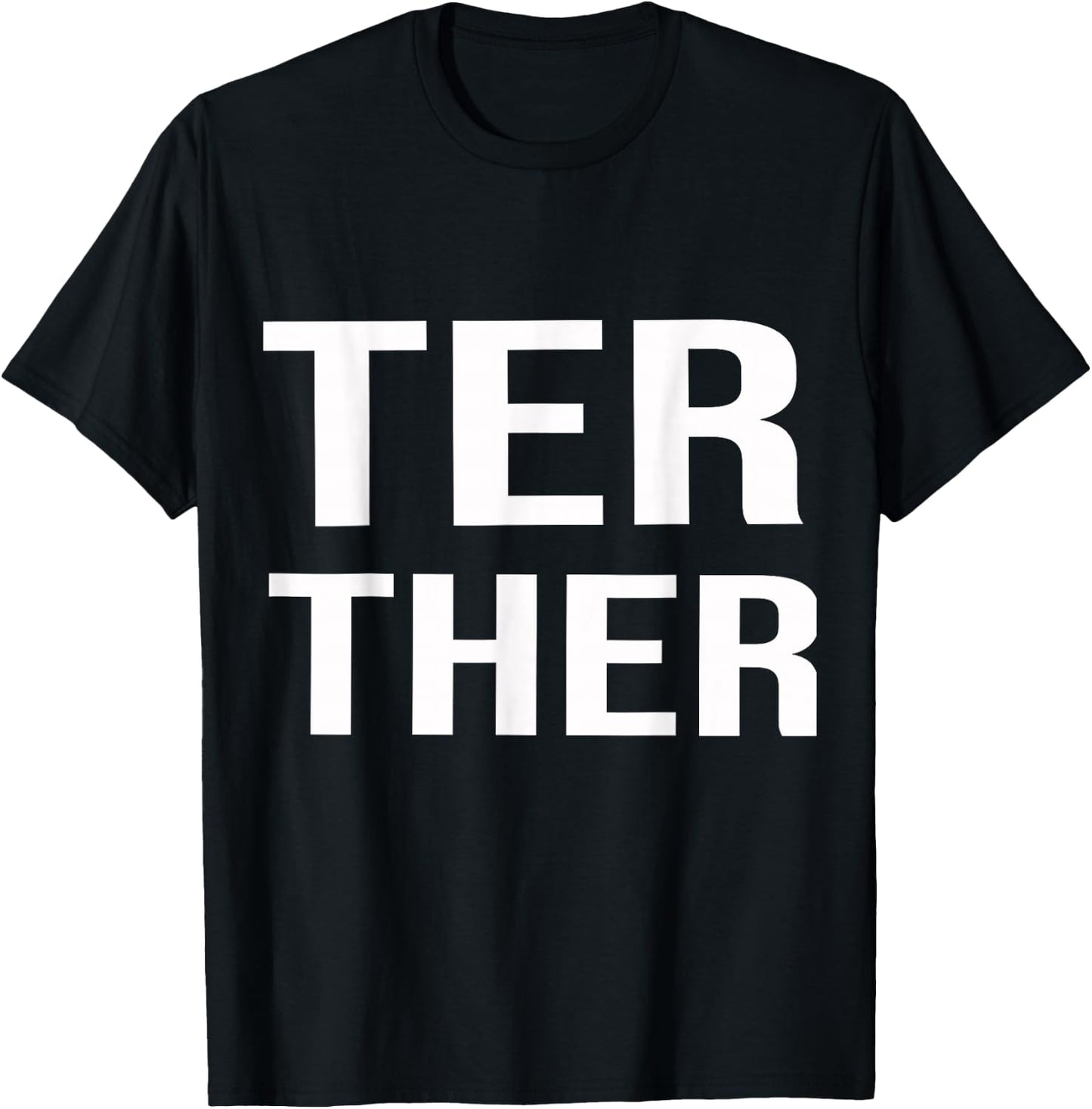 Matching Couples and Best Friends Better Together 2nd Part T-Shirt - T-Shirt | Black