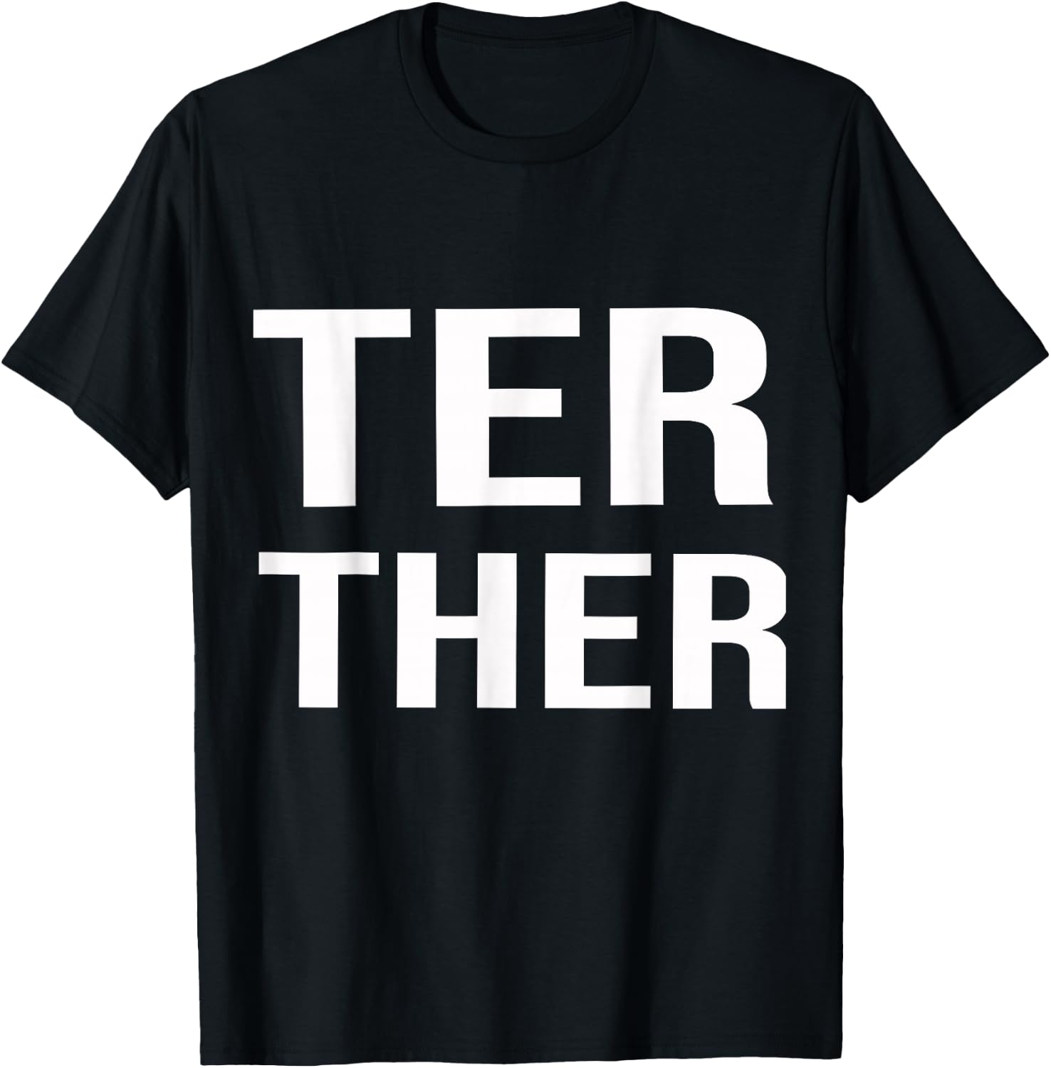 Matching Couples and Best Friends Better Together 2nd Part T-Shirt - T-Shirt | Black