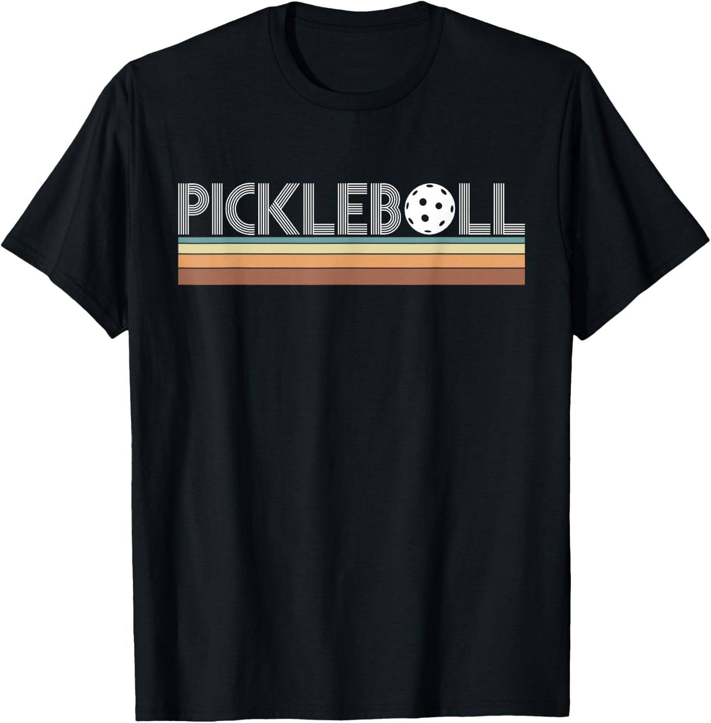 Vintage retro pickleball T-Shirt - T-Shirt | Black