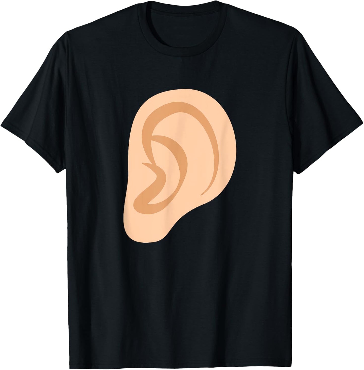 Ear Listening Ears Costume T-Shirt - T-Shirt | Black