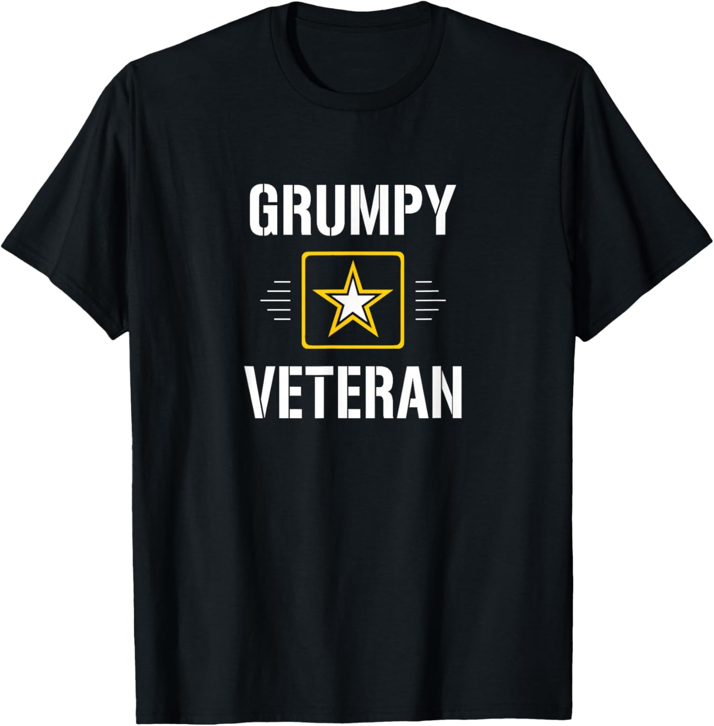 Grumpy Veteran T-Shirt - T-Shirt | Black