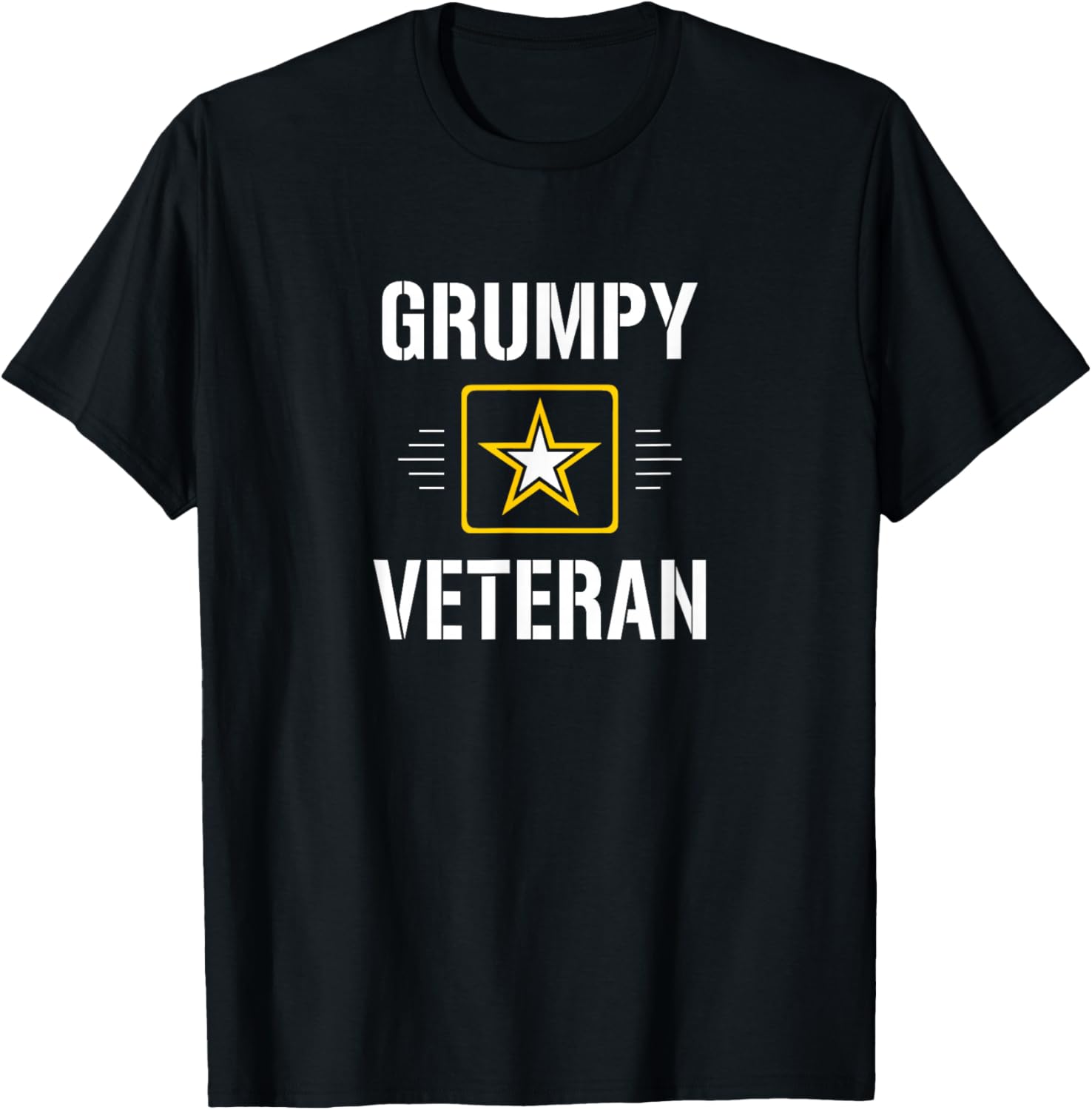 Grumpy Veteran T-Shirt - T-Shirt | Black