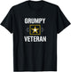 Grumpy Veteran T-Shirt - T-Shirt | Black