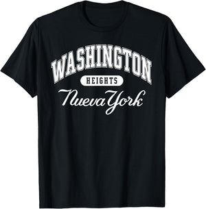 Washington Heights Nueva York - New York Vintage Retro T-Shirt - T-Shirt | Black