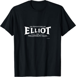Official THE Adventures of Elliot Big Logo T-Shirt - T-Shirt | Black