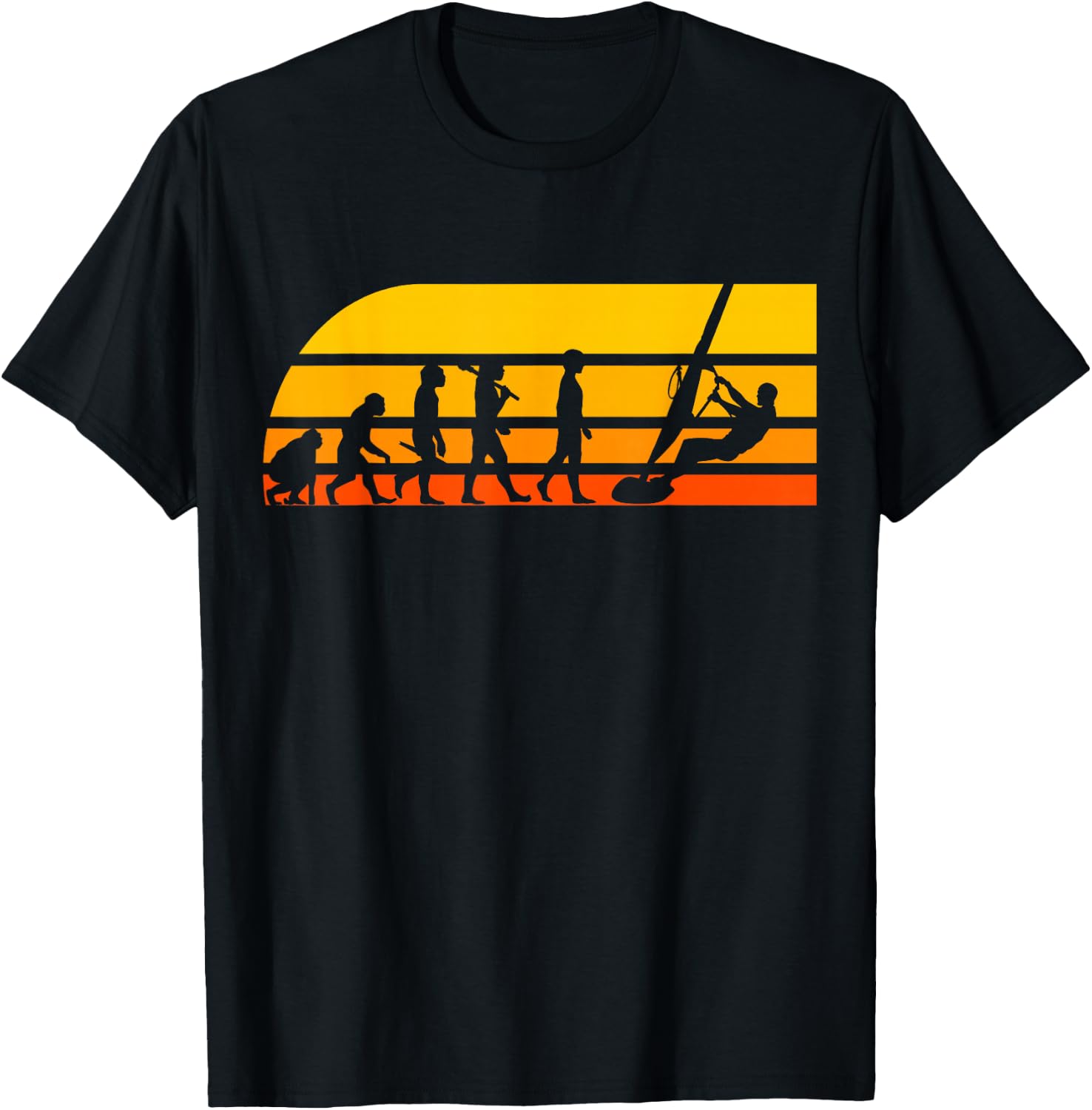 Windsurfing Windsurfer Windsurf Gift T-Shirt - T-Shirt | Black