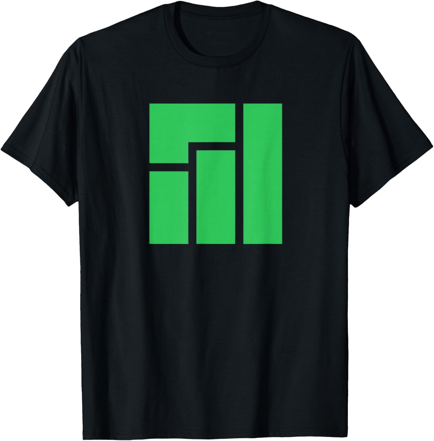 Manjaro Linux lover green Logo Open Source Os T-Shirt - T-Shirt | Black