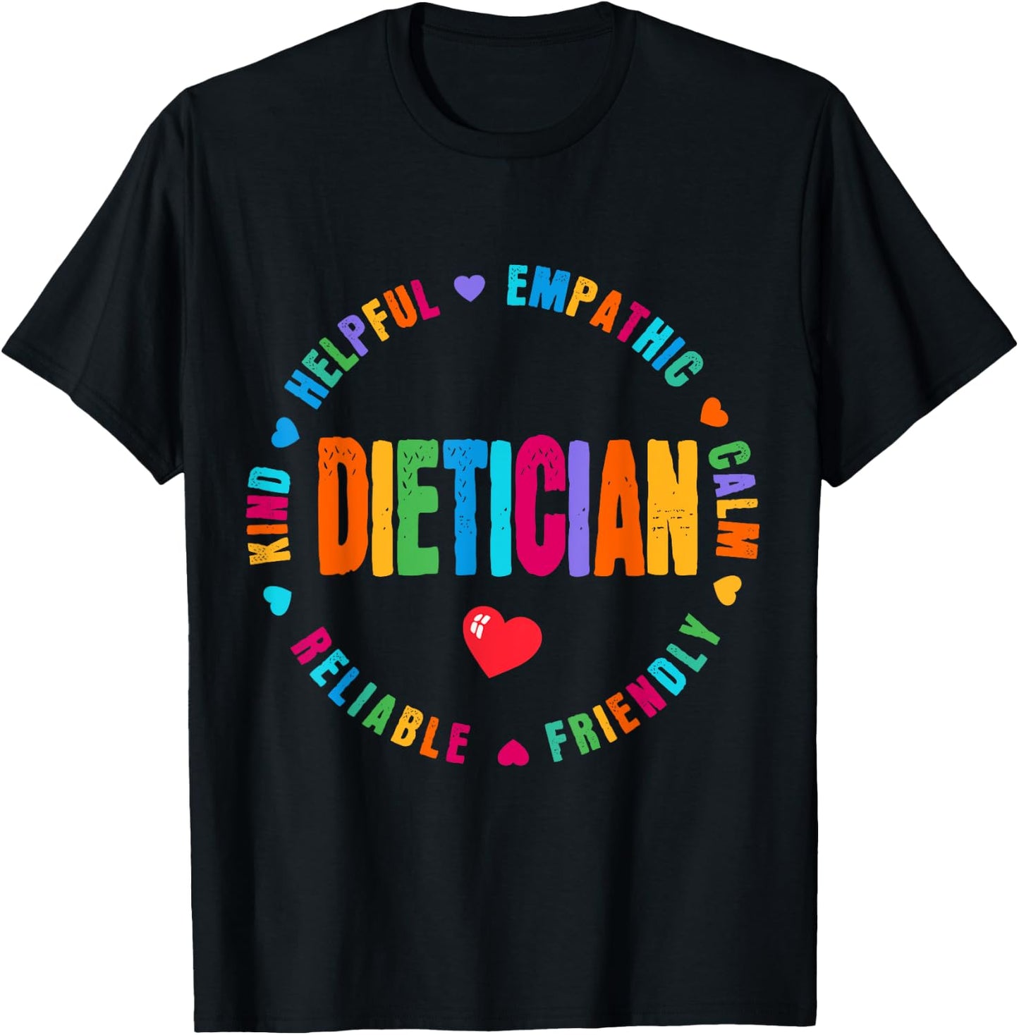 Dietician Team Appreciation Week healthcare workers Women T-Shirt - T-Shirt | Black