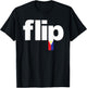 Cool Filipino Flag Pride - Pinoy Flip Logo T-Shirt - T-Shirt | Black