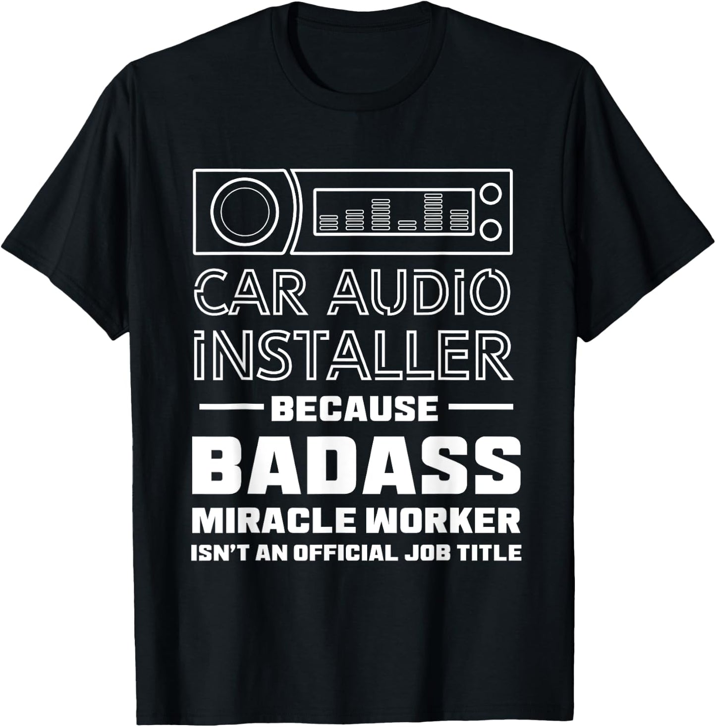 Car audio installer T-Shirt - T-Shirt | Black