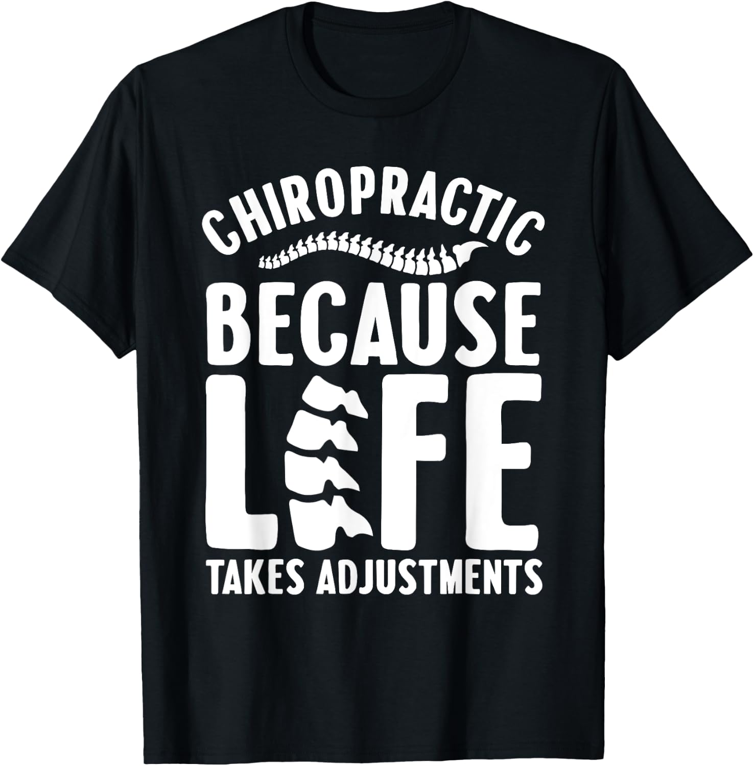 Funny Chiropractic Gift Women Chiropractic Assistant T-Shirt - T-Shirt | Black
