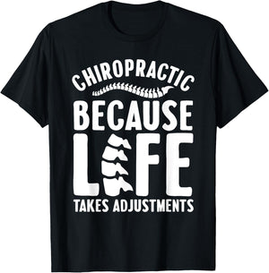 Funny Chiropractic Gift Women Chiropractic Assistant T-Shirt - T-Shirt | Black