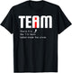 Funny Sarcastic Teammate I Found The I In Team Hidden A Hole T-Shirt - T-Shirt | Black