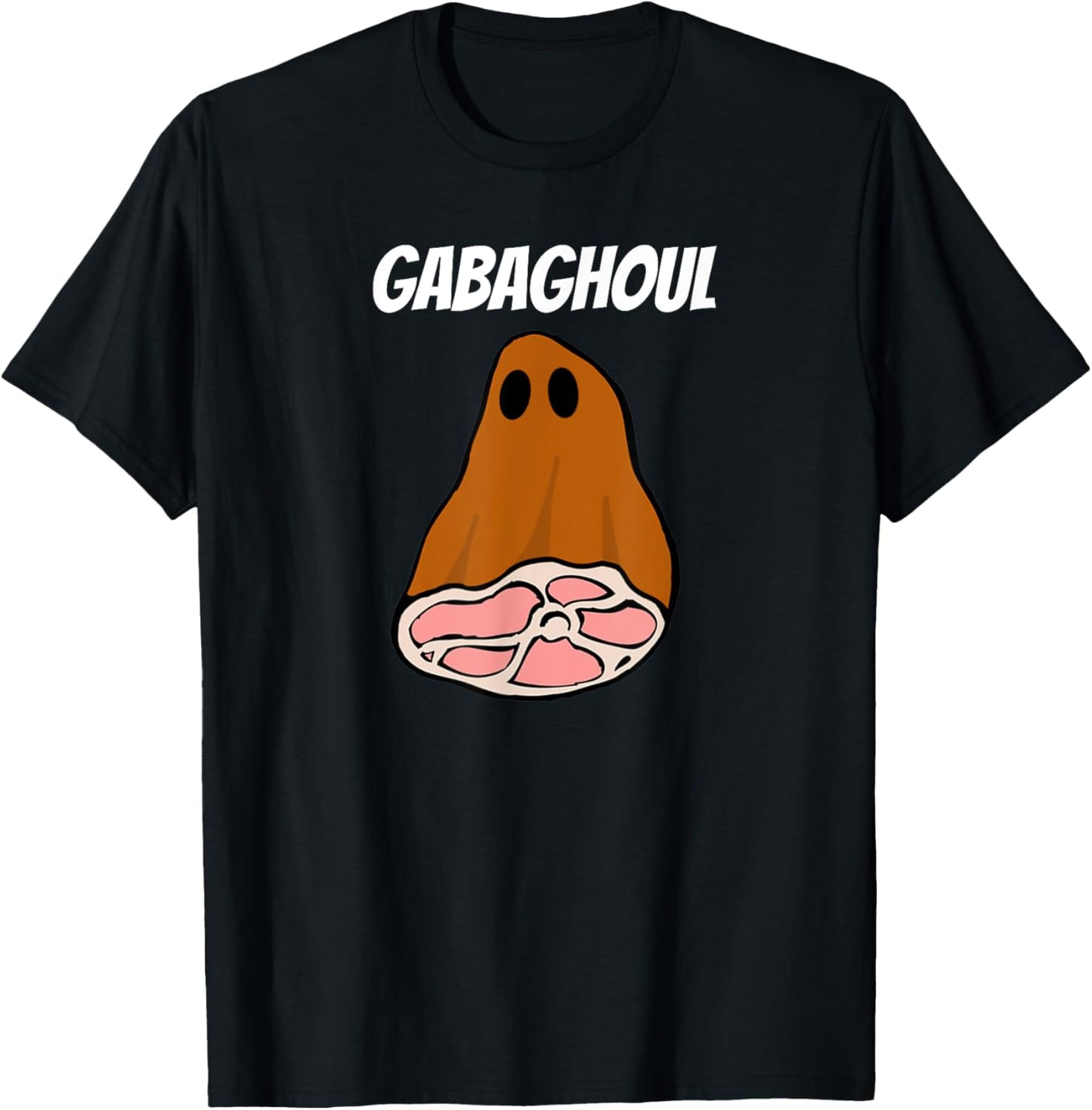 New Jersey Slang Halloween Dry Cured Meat Gabaghoul Gabagool T-Shirt - T-Shirt | Black