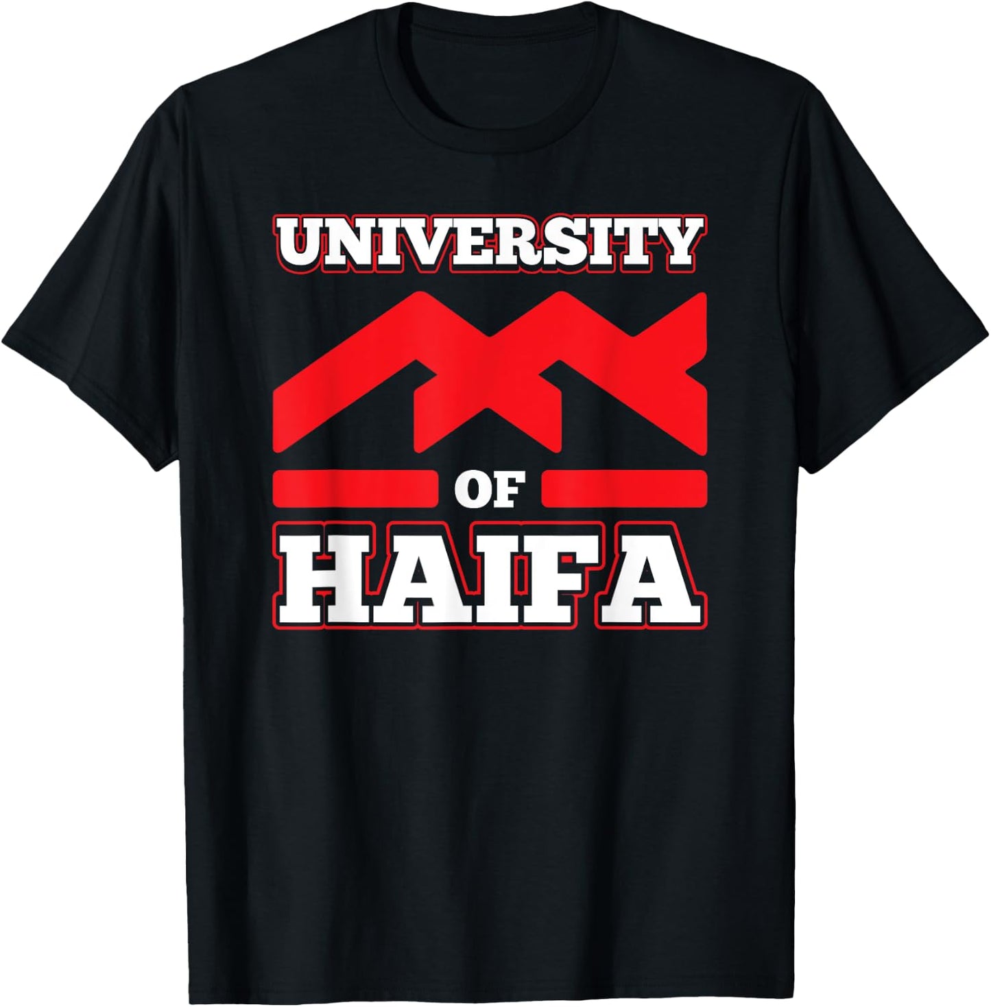 University Of Haifa Israeli University Gift T-Shirt - T-Shirt | Black