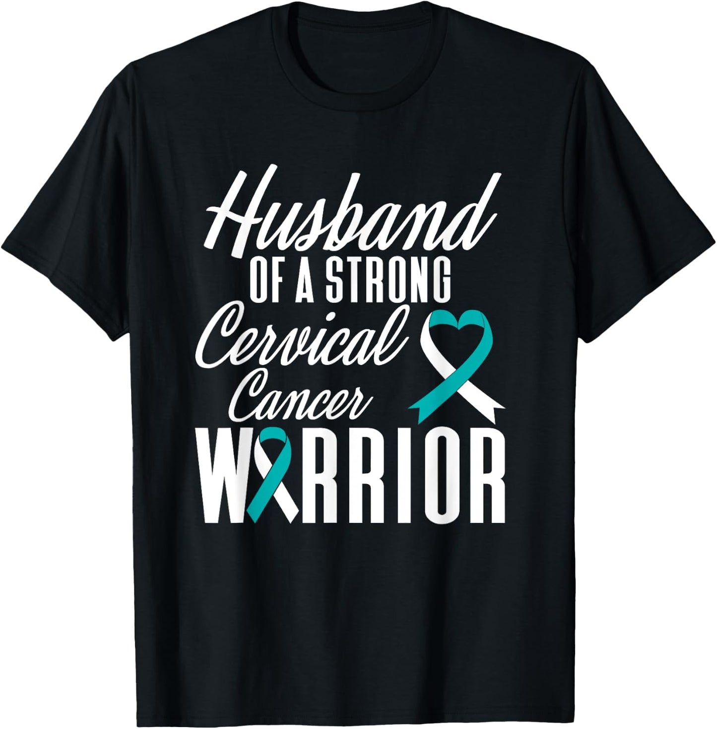 Cervical Cancer Awareness Warrior Survivor T-Shirt - T-Shirt | Black
