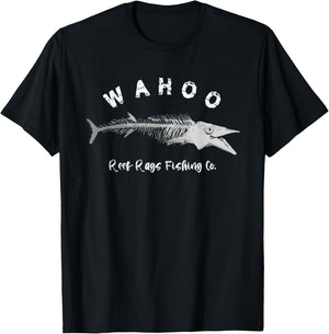 Reef Rags Wahoo Fish Bones T-Shirt - T-Shirt | Black