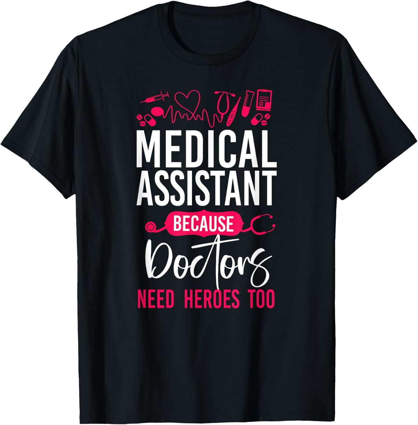 Certified Medical Assistant Doctor CMA T-Shirt - T-Shirt | Black