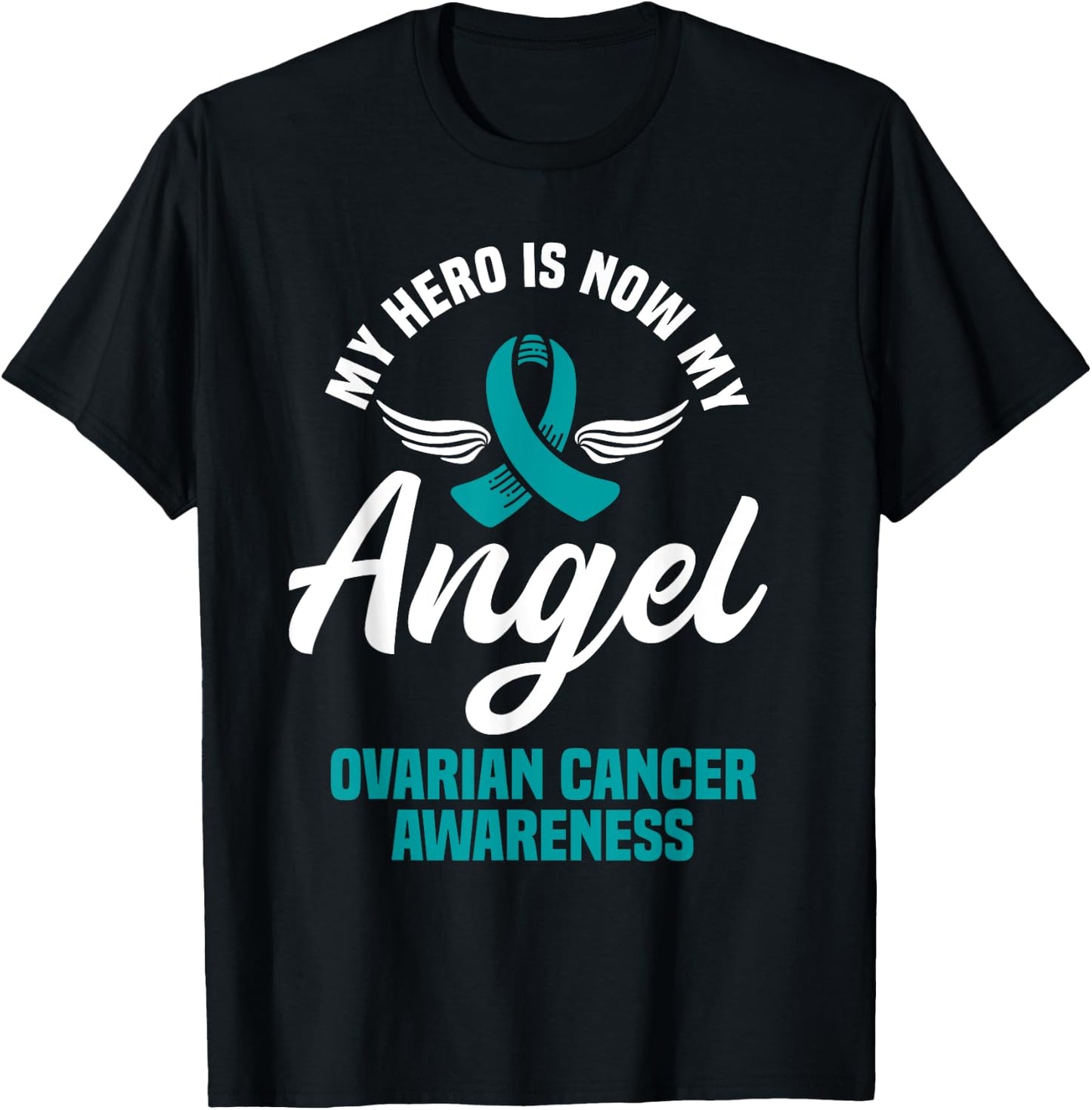 Ovarian Cancer Awareness Mother's Day T-Shirt - T-Shirt | Black