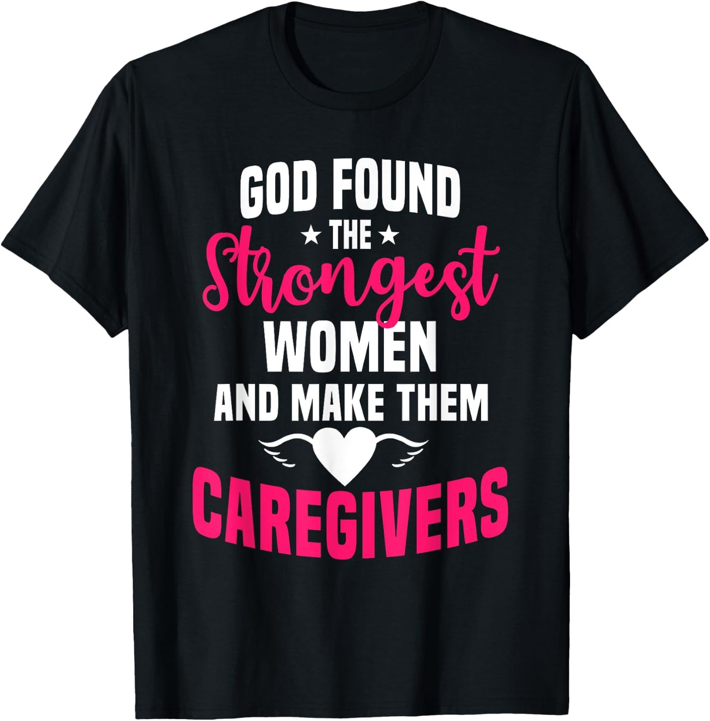 Caregiver Woman Nursing Practitioner Carer Nurse Assistant T-Shirt - T-Shirt | Black