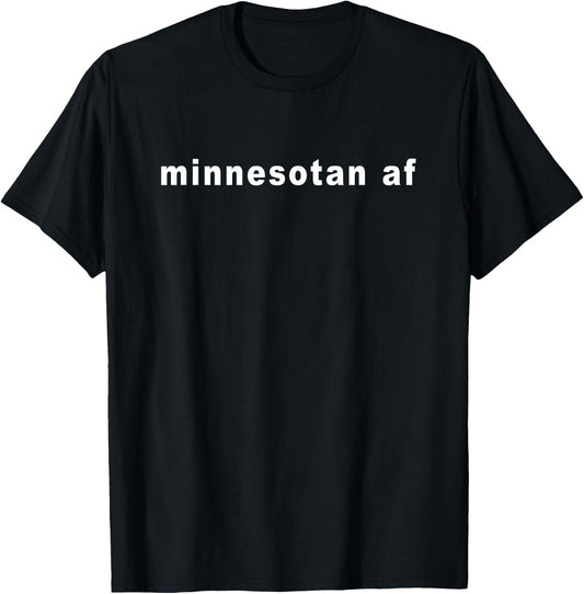 Minnesotan af Design T-Shirt - T-Shirt | Black