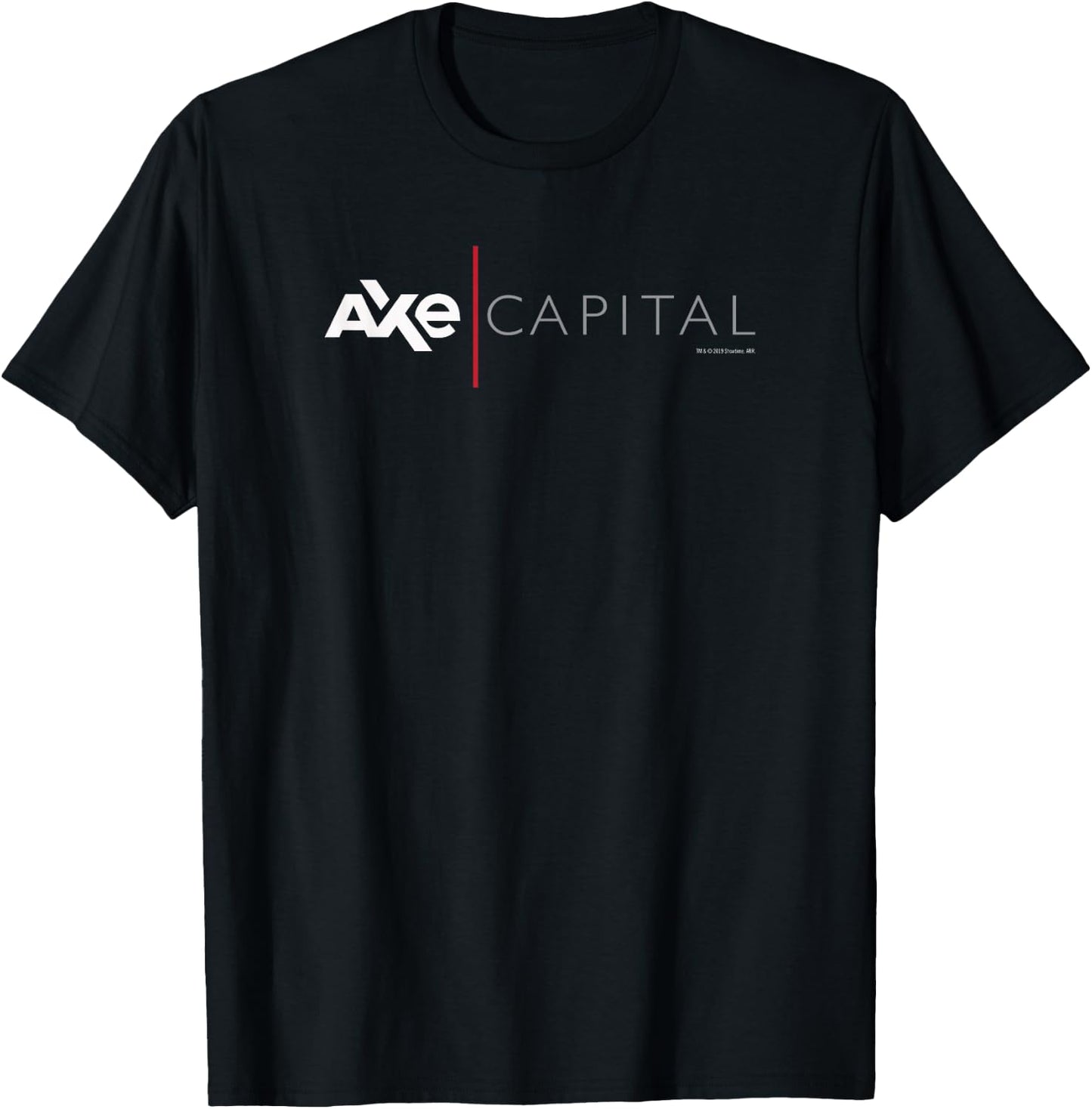 Billions Axe Capital Horizontal Logo T-Shirt - T-Shirt | Black