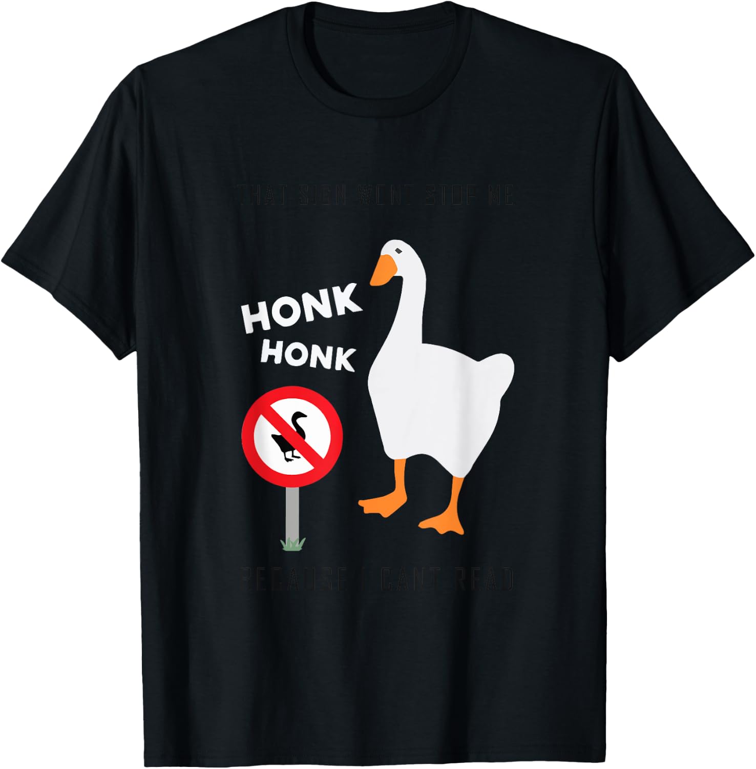 Untitled Goose Game Funny T-Shirt - T-Shirt | Black