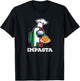 Impasta Fun Noodle Design T-Shirt - T-Shirt | Black