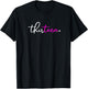 13th Birthday for Girls 13 Year Old Pink Thirteen Party Teen T-Shirt - T-Shirt | Black