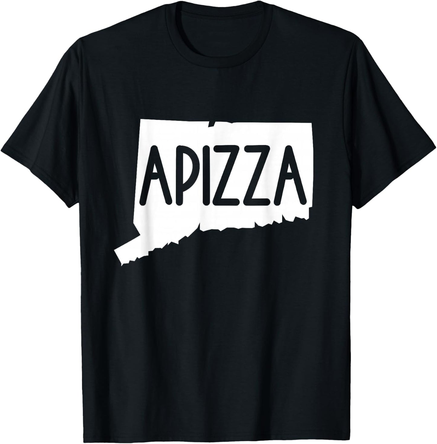 Vintage Apizza Connecticut | CT Pizza Lovers Gifts New Haven T-Shirt - T-Shirt | Black