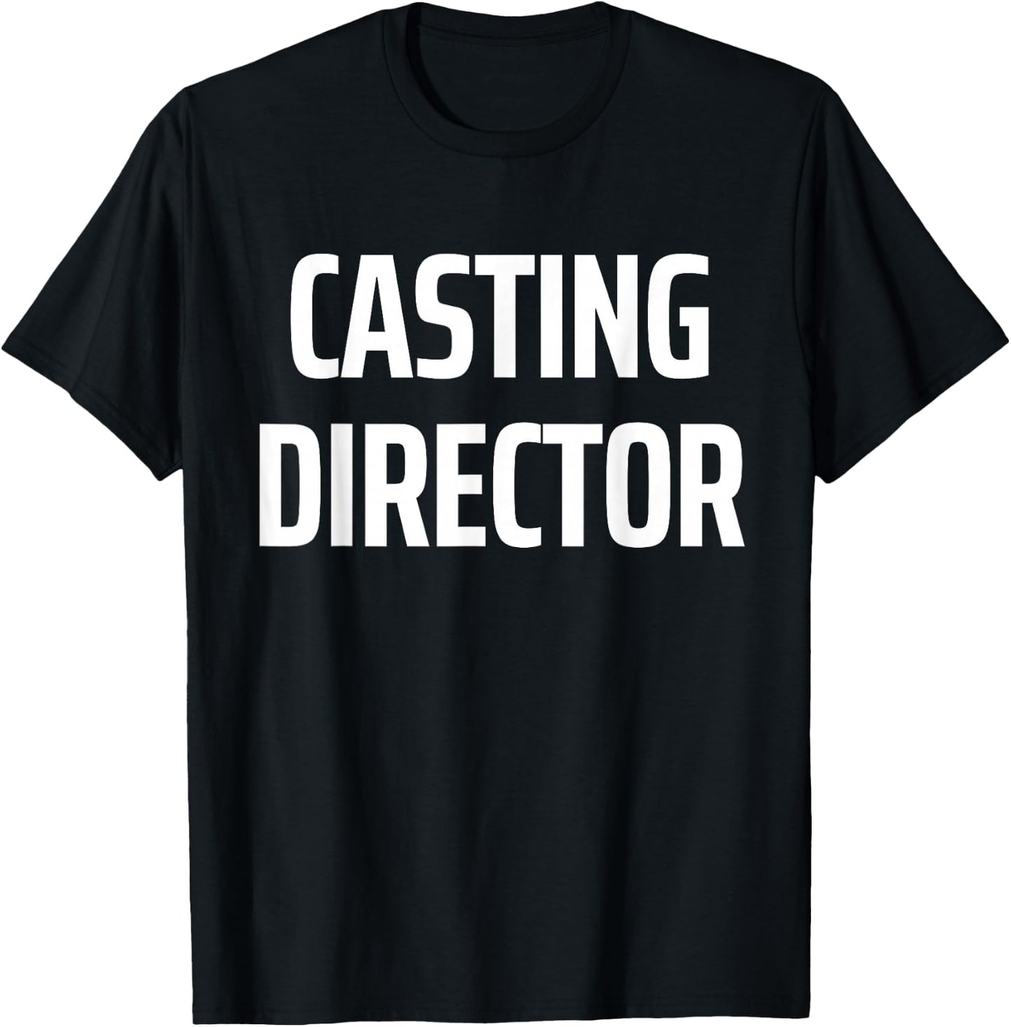 CASTING DIRECTOR - Film Crew Filmmaker Role Creative Bold T-Shirt - T-Shirt | Black
