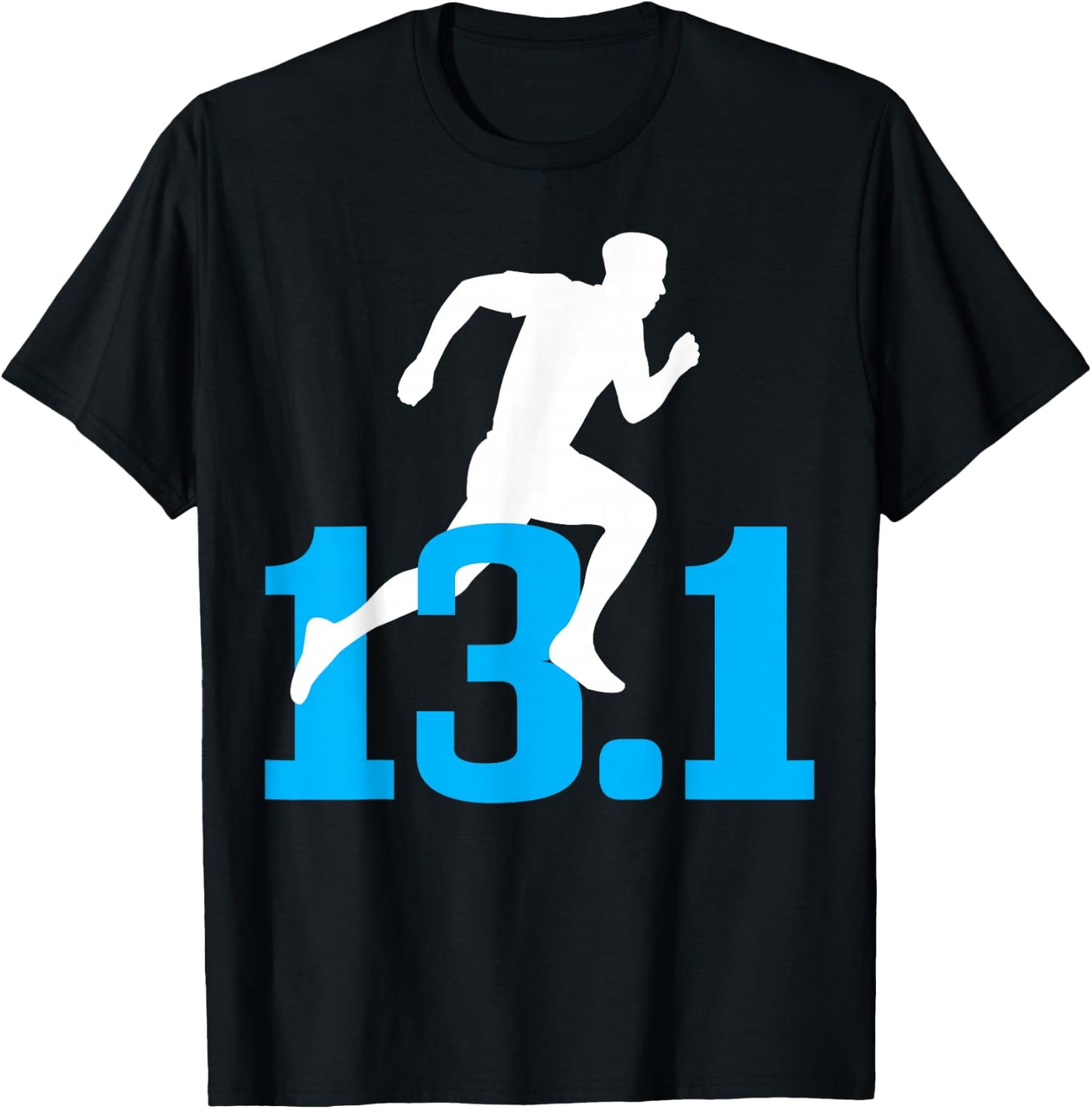 Half Marathon Runner Half Marathon Running Shoe, 13.1 Miles T-Shirt - T-Shirt | Black