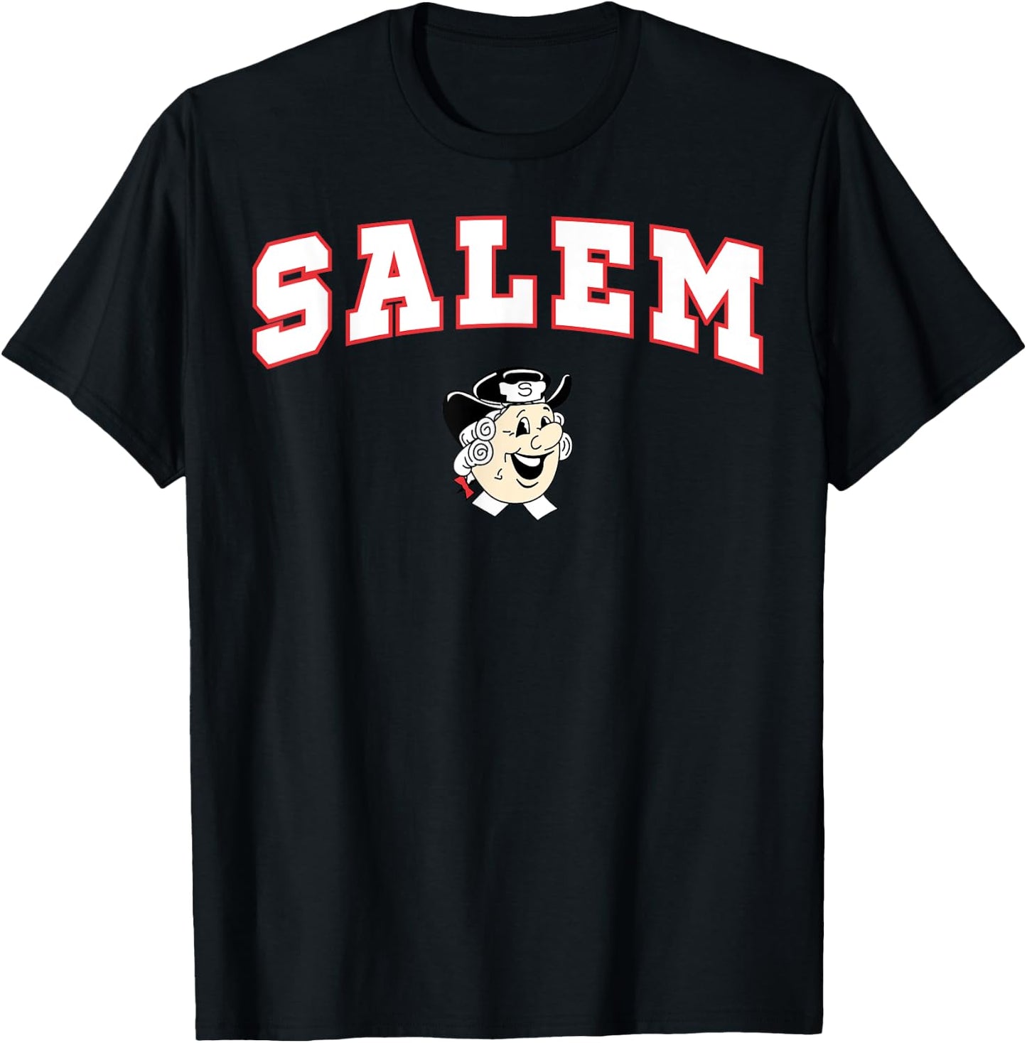 Salem High School Quakers C2 T-Shirt - T-Shirt | Black