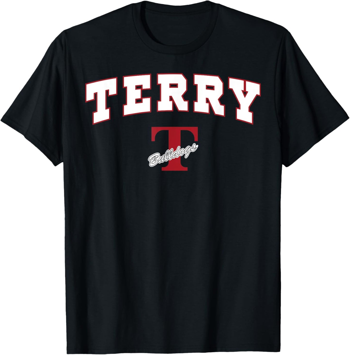 Terry High School Bulldogs T-Shirt - T-Shirt | Black