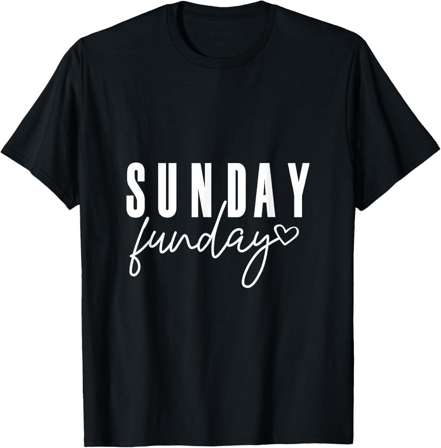 Sunday Funday Day Drinking Funny Saying Mom Dad Gift T-Shirt - T-Shirt | Black