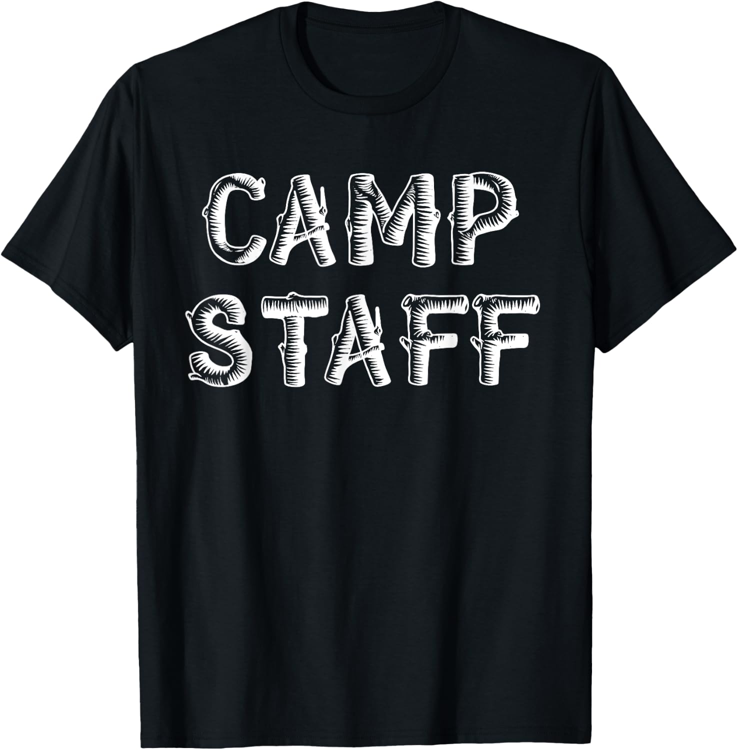 Summer Camp Counselor Staff Camping Trip Youth Men Women T-Shirt - T-Shirt | Black